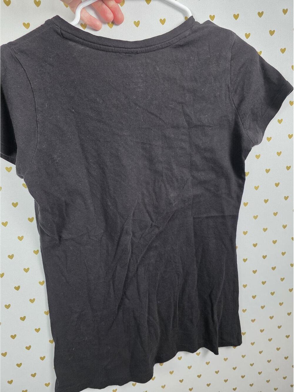 Victorias Secret Glitter Heart BOMBSHELL Black XL Tee Shirt - Picture 4 of 4